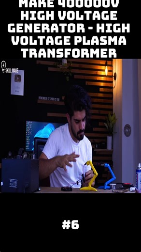 #Make 400000v High voltage generator (easily) - High voltage PLASMA transformer