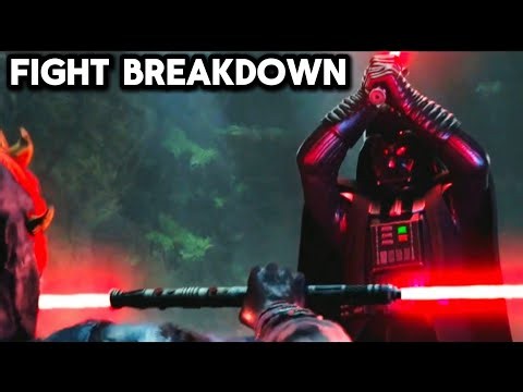 DARTH VADER VS MAUL FIGHT BREAKDOWN💯
