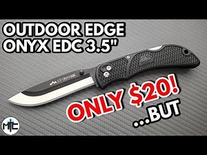 Outdoor Edge 3.5" Onyx EDC Folding Knife - Overview and Review