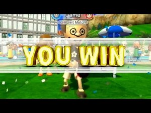 I BEAT LUCIA in wii sports resort table tennis