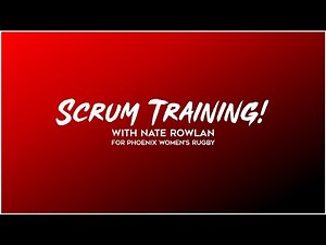 Scrum Training (Rugby Union)