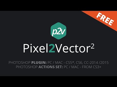 Pixel2Vector - Free Pixel to Vector Converter for Photoshop