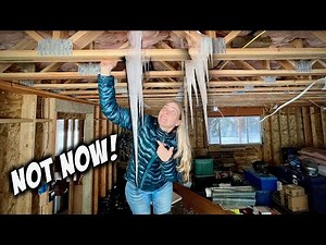 SNOW AND ICE ARE DESTROYING OUR HOMESTEAD - Real Off-Grid Living