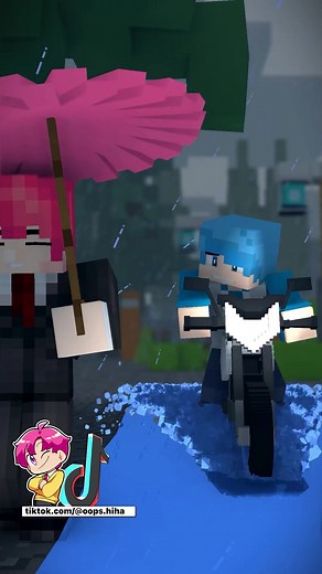 Huy Noob Chạy Trốn Trong Mưa Với Hiha và Sinh Tố Team