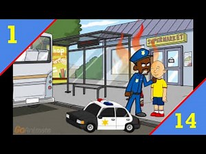 Caillou gets arrested