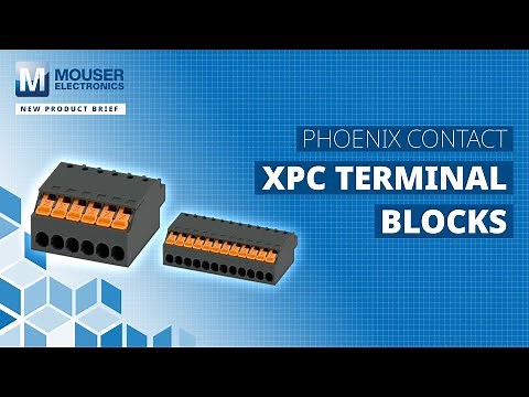Phoenix Contact XPC Terminal Blocks: New Product Brief | Mouser Electronics