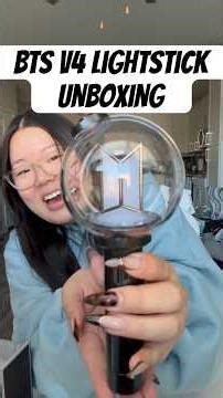 Unboxing the new BTS v4 lightstick! #bts #armybomb #lightstick #bangtan #unboxing