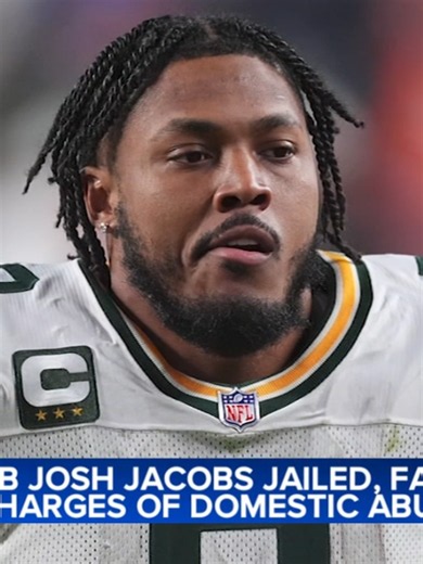 Green Bay Packers running back Josh Jacobs is facing five criminal charges, including strangulation and suffocation, after police responded to a disturbance complaint involving him over the weekend. #packers #greenbay #nfl