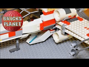 X-Wing Fighter LEGO Star Wars 6212 set - Review, Stop motion, Time-Lapse build