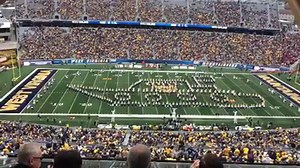 More of the amazing halftime show honoring the armed forces by WVU’s band! Remember, check out www.bluegoldnews.com for all WVU coverage! | The Exponent Telegram