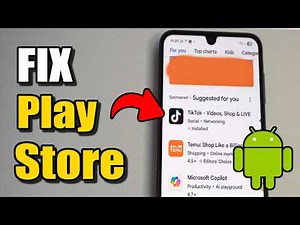 How to Fix Google Play Store Not Working (Best Method)