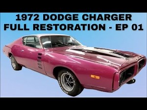 1972 Dodge Charger Full Restoration - EP 1 - Supercharged Performance & Carmeleon Classics