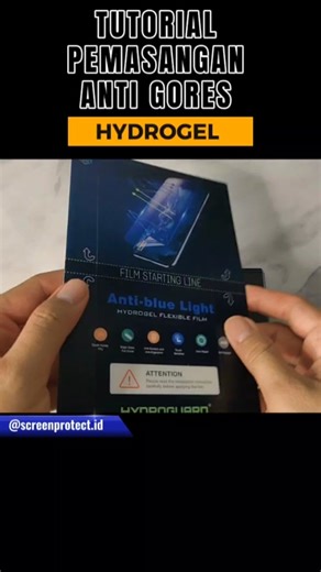 Tutorial Pemasangan Hydrogel