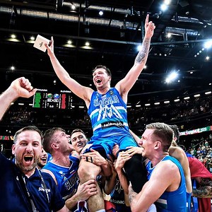493K views · 20K reactions | What a player! What a team!  A historic performance for Luka Doncic who earns TISSOT MVP honors and guides  to #Tokyo2020! ✈️  31 PTS 11 REB 13 AST | 42 EFF | FIBA | Facebook
