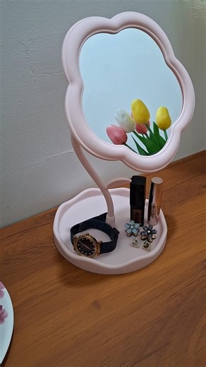 Meesho Pinteresty Finds🎀🌸 | Flower Shaped Mirror💕 #shorts #viral #meeshofinds #shortfeeds-