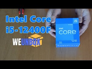 Unboxing Intel Core i5-12400F + new box cooler - Intel 12th gen CPUs