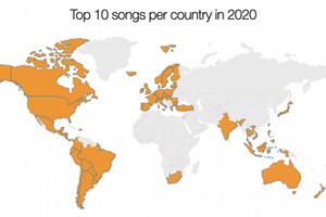 Top 10 songs around the globe!