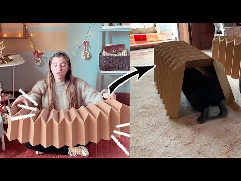 COMO FAZER UM TUNEL DOBRÁVEL PARA ANIMAIS COM MÉTODOS DE ORIGAMI
