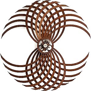 Morycraft Kinetic Art, 3 D Art, Unique Kinetic Wall Art, Christmas Gifts, Wooden Wall Art, Moving Art, Office Wall (No batteries/cords), Kinetic Sculptures, Kitchen Wall Decor (Infinity)