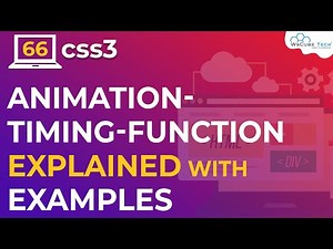 CSS 3 Animation Timing Function Property | Learn CSS3 | Learn CSS3 Animation | Timing Function| #66