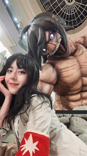 145K views · 562 reactions | POV: Pieck visits an exhibition  Attack on Titan: The Final Exhibition is now ongoing at Fahrenheit88! Go visit if you like AOT  @aot.malaysia @animangaki ❤️ #attackontitan #pieck #aot #pieckfinger #pieckcosplay | Pudds | Facebook