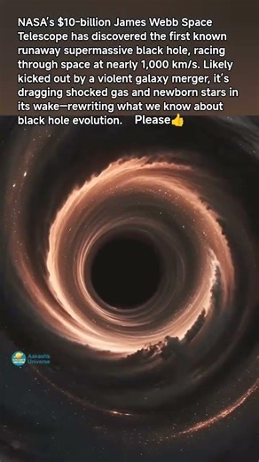 JWST Finds a Runaway Supermassive Black Hole 🕳️💨