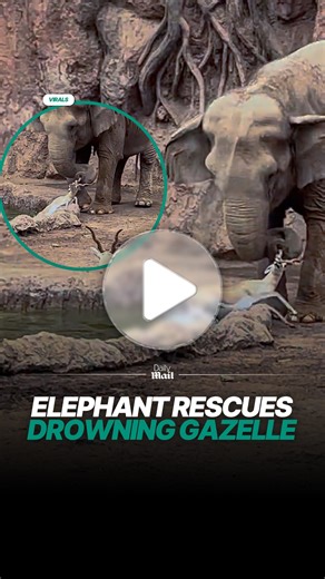 Nature truly is amazing ❤️ #Elephant #Rescue #Nature | Daily Mail Video