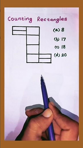 Counting rectangles | Counting figures #countingfigures #figurecounting #embeddedfigures #tnpsc