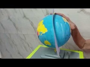 Cómo hacer un Globo Terráqueo casero FÁCIL y RÁPIDO 🌍