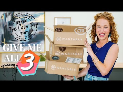 Gimme Them All ❤️ 3 Wantable Color Pop Edits | Unboxing + Try-On Haul