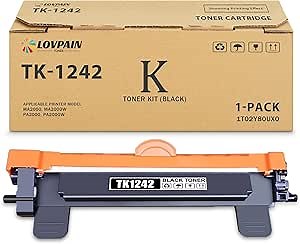 TK-1242 Toner Cartridge (1-Pack, Black) - TK1242 Toner Cartridge Replacement for Kyocera MA2000 MA2000w PA2000 PA2000w Printer, 1T02Y80UX0