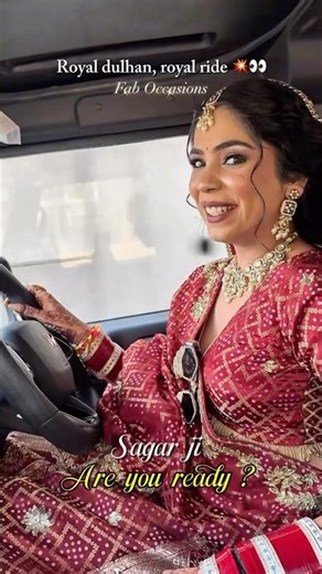 Bride Drives to her Own Wedding | Bridal Entry | Rider Girl | Modern Bride | Lehenga | Bridal Fun