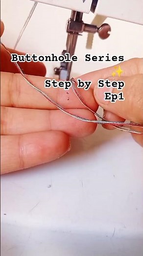 Episode 1 – Elegant Buttonhole ✨ Step by Step Tutorial | Ordinary Threads #shorts #CalmVersion