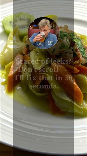 Sauteed Leeks & Carrots with Crispy Shrimp — Easy Mediterranean Recipe