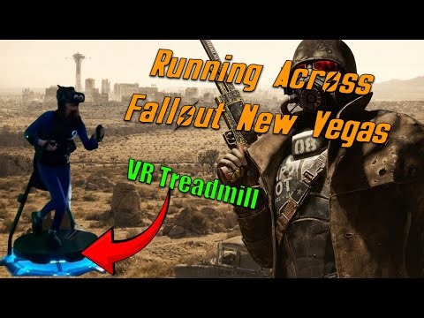 I ran Across Fallout New Vegas on a VR Treadmill!