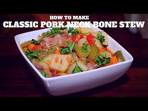 (NECK BONE STEW) HOWTO MAKE CLASSIC PORK NECK BONE STEW IN A POWER PRESSURE COOKER PLUS RECIPE 2019