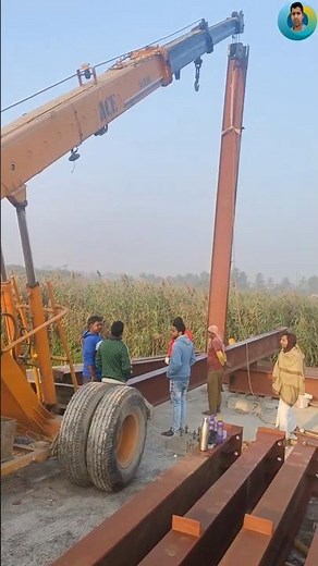 steel 500mm H beam column makingprocess Wlding column installation