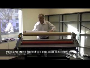 Royal Sovereign: How to load and web an RSC Series Cold Roll Laminator