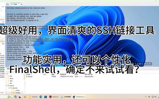 【软件安利】超好用的SSH终端链接工具？FinalShell，你的不二之选！