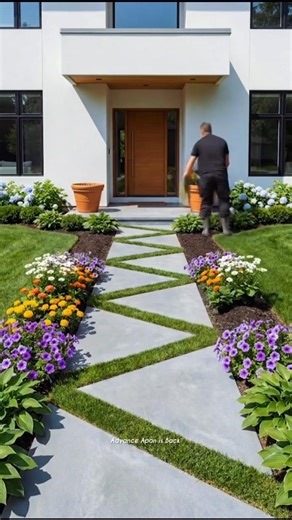 Sleek Garden Path Transformation 🌿🌲