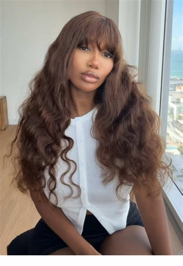 Realistic Chocolate Body Wave Wig from Cheetah Beauty