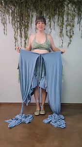 16K views · 920 reactions | Tutorial for how to do a long sleeved top style with your Tattered Pixie Dress! #infinitydress #tutorial #fairydress #bluedress #whimsicalstyle | Tattered Pixie | Facebook
