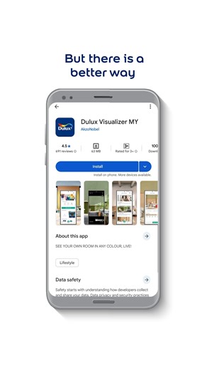 🎨 Trying to colour your walls with your fingers be like... There’s a better way to visualize colour options on your walls. 😉 With the Dulux Visualizer App, you can see your dream colour instantly. With just a few simple taps! ✨ Visualise it. Love it. Paint it. 💙 Download the app today and start bringing your ideas to life. https://bit.ly/DuluxVisualiserMY #Dulux #DuluxMY #DuluxMalaysia #LetsColour #DuluxVisualizerApp | Dulux