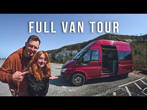 VAN TOUR: Self-Converted Transit Van | DIY Camper Conversion