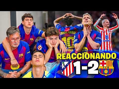 REACTING to ATLÉTICO DE MADRID 1-2 BARÇA *ELIMINATED from the CHAMPIONS AGAIN*