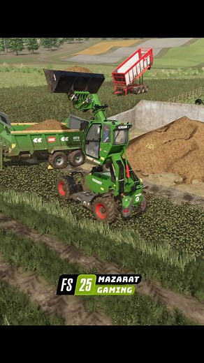 🚜🐮Loading and spreading natural fertilizer! #farmlife #FarmingSimulator #agriculture #loa#Loading #fertilizer | Mazarat Gaming
