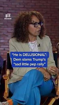 'He is DELUSIONAL': Dem slams Trump's 'sad little pep rally'
