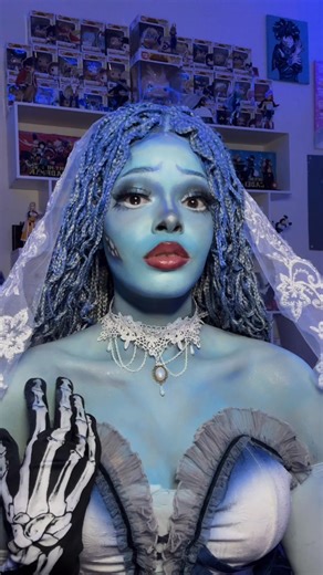 11K views · 610 reactions | i know halloween is over but i adore this paint job still  ! #corpsebride #halloween #cosplay #facepaint | Summer | Facebook