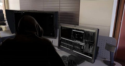 Hacker, Computer, Code. Free Stock Video