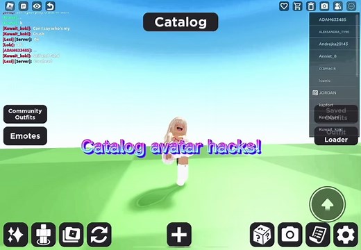 #Here are some hacks for catalog avatar creator players! | catalog avatar creator